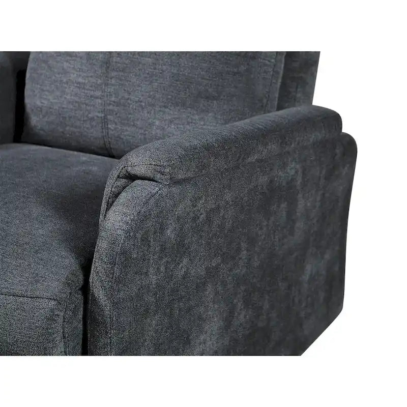 Power Recliner Chair with USB Charging Port and Fabric Upholstery