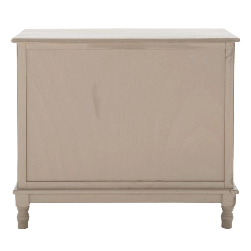 Farmhouse 2-Door 2-Drawer Sideboard with Carved Turned Legs Distressed Finish
