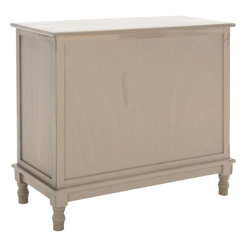 Farmhouse 2-Door 2-Drawer Sideboard with Carved Turned Legs Distressed Finish