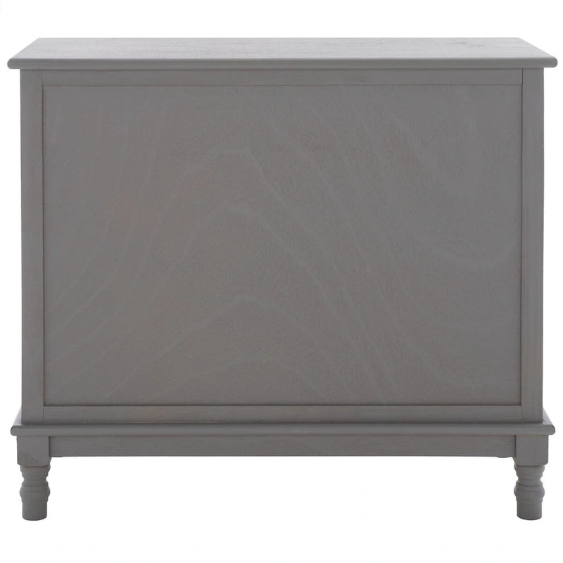 Farmhouse 2-Door 2-Drawer Sideboard with Carved Turned Legs Distressed Finish