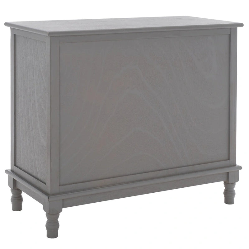 Farmhouse 2-Door 2-Drawer Sideboard with Carved Turned Legs Distressed Finish
