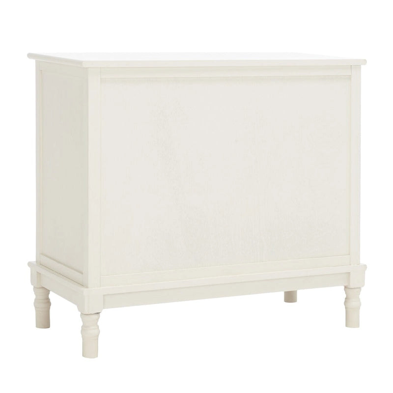 Farmhouse 2-Door 2-Drawer Sideboard with Carved Turned Legs Distressed Finish