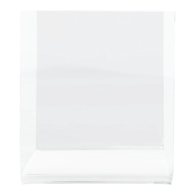 Clear Acrylic C-Shape Side Table Modern Transparent Living Room End Table