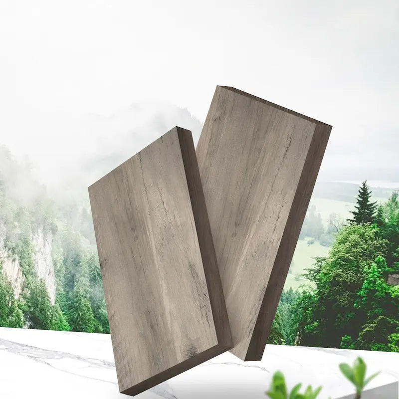 A-Frame Console Table with Open Display Shelf in Grey, Black or Brown