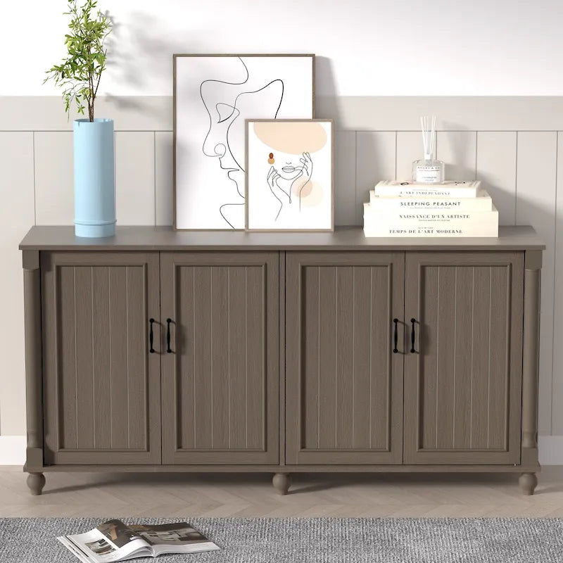 Sideboard Kitchen Buffet Coffee Bar Cabinet Accent Storage Cabinet Server Table