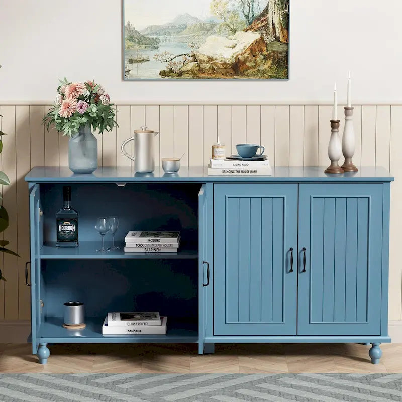 Sideboard Kitchen Buffet Coffee Bar Cabinet Accent Storage Cabinet Server Table